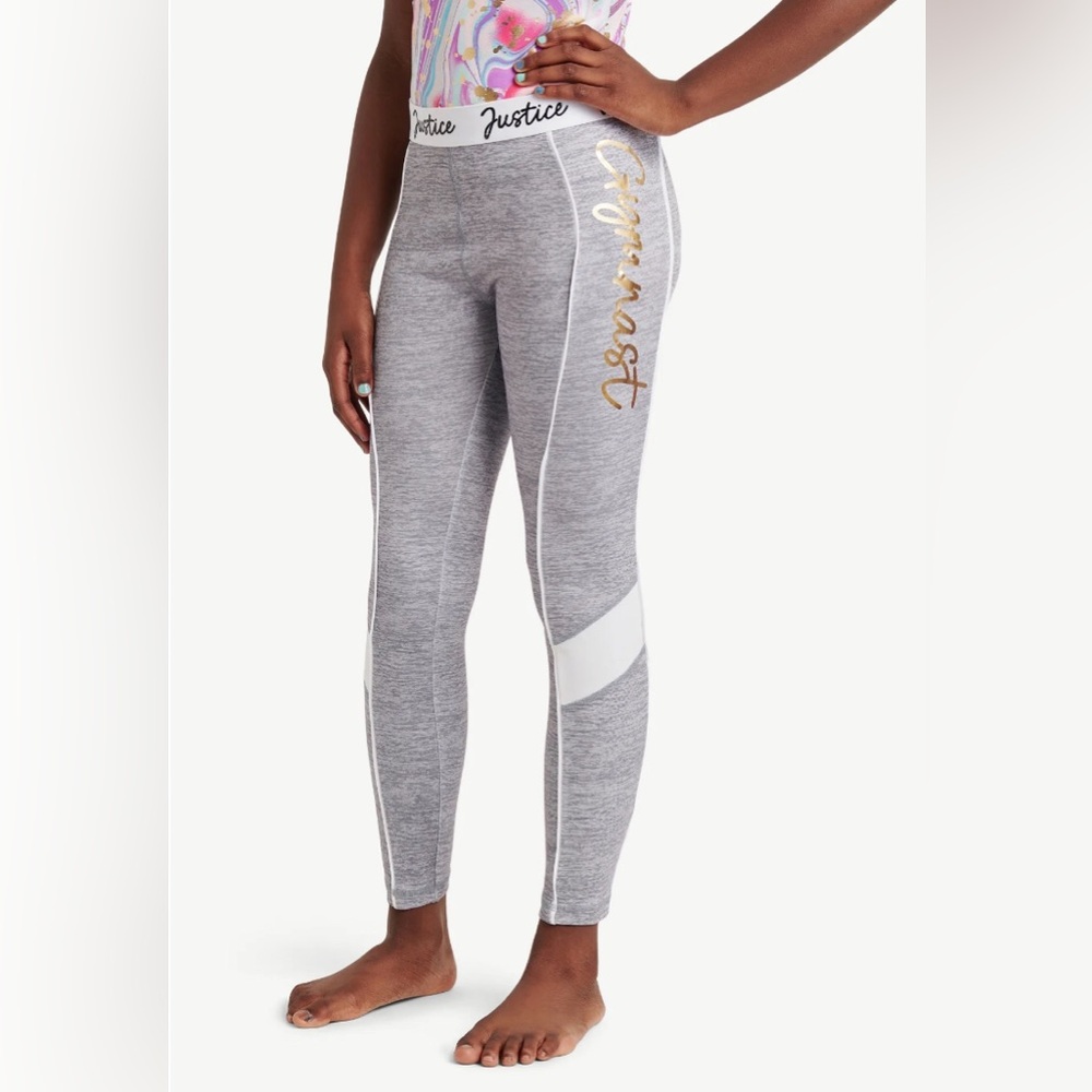 Justice Girls Dance and Gymnastics High Waisted Leggings